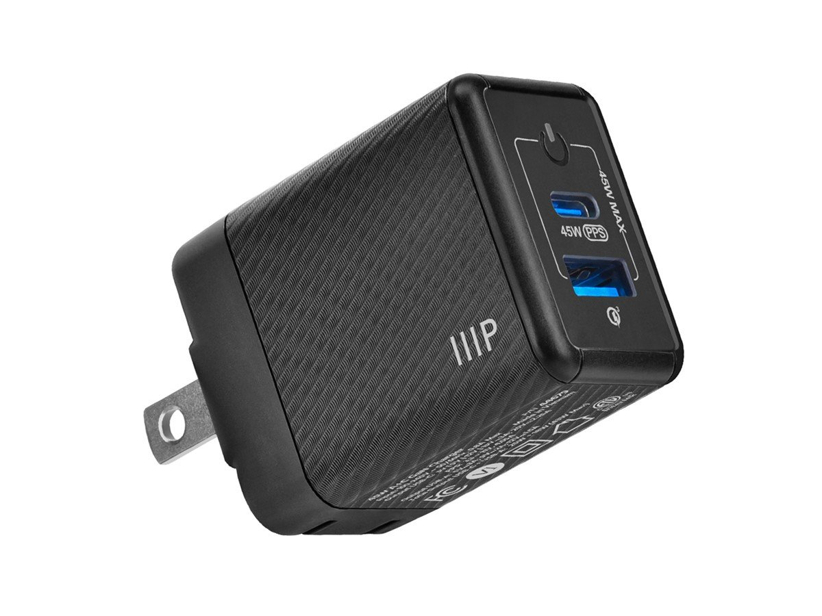 Monoprice 44679 mobile device charger Mobile phone, Laptop, Smartphone, Tablet Black AC Fast charging Indoor