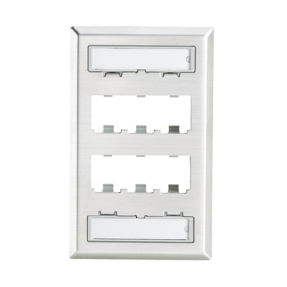 Panduit CFPL6SY wall plate/switch cover Stainless steel